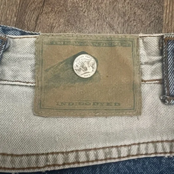 Vintage denim skirt high waisted - Picture 5 of 5